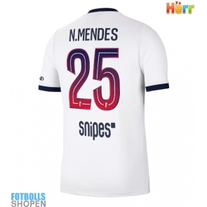 Billiga Paris Saint-Germain Nuno Mendes #25 Bortatröja 2026-27 Kortärmad